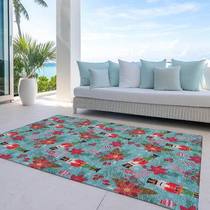 Dalyn Rugs Wonderland  Teal  Holiday