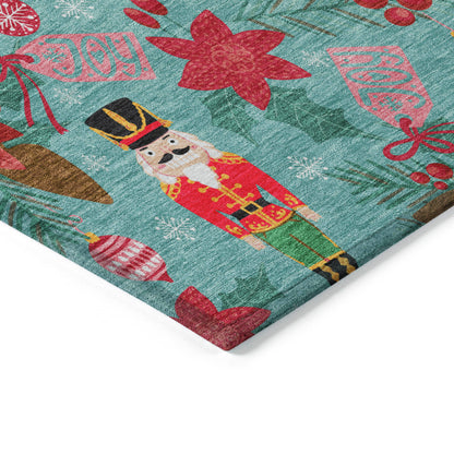 Dalyn Rugs Wonderland  Teal  Holiday