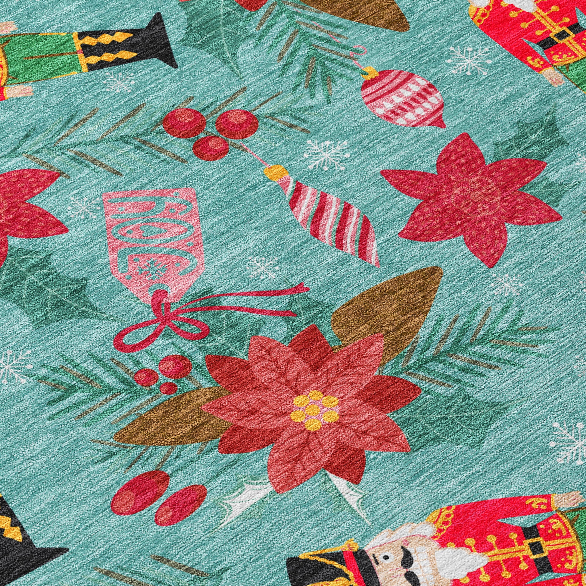 Dalyn Rugs Wonderland  Teal  Holiday