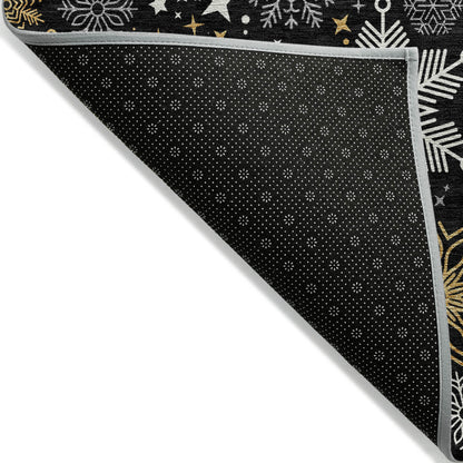 Dalyn Rugs Wonderland  Black  Holiday