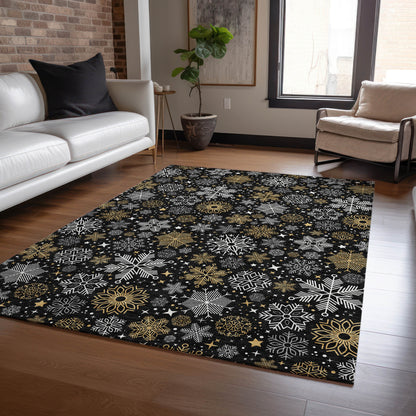 Dalyn Rugs Wonderland  Black  Holiday