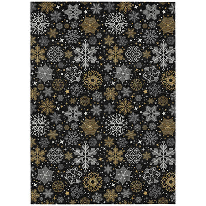Dalyn Rugs Wonderland  Black  Holiday