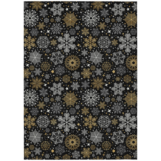 Dalyn Rugs Wonderland  Black  Holiday