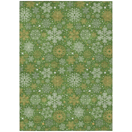 Dalyn Rugs Wonderland  Green  Holiday