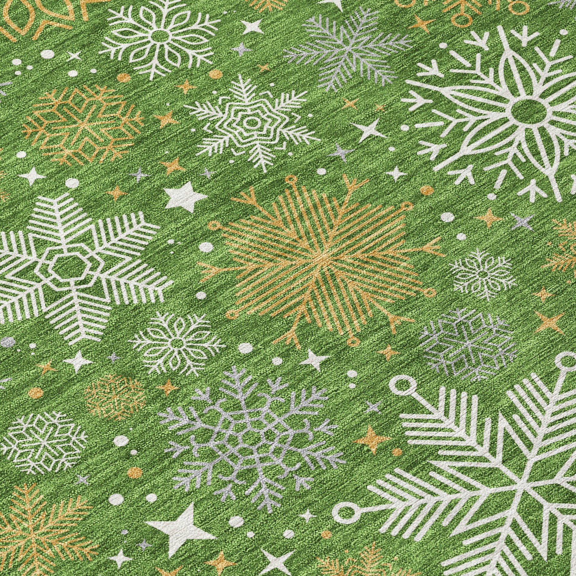 Dalyn Rugs Wonderland  Green  Holiday