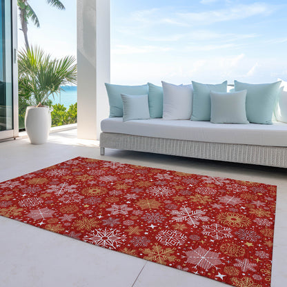 Dalyn Rugs Wonderland  Red  Holiday