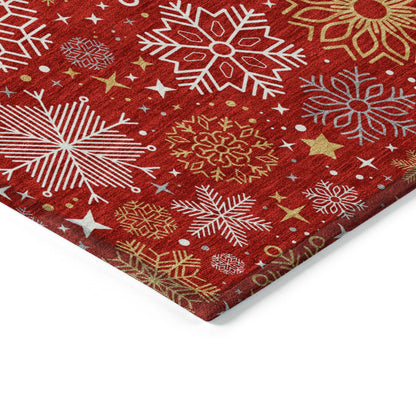 Dalyn Rugs Wonderland  Red  Holiday