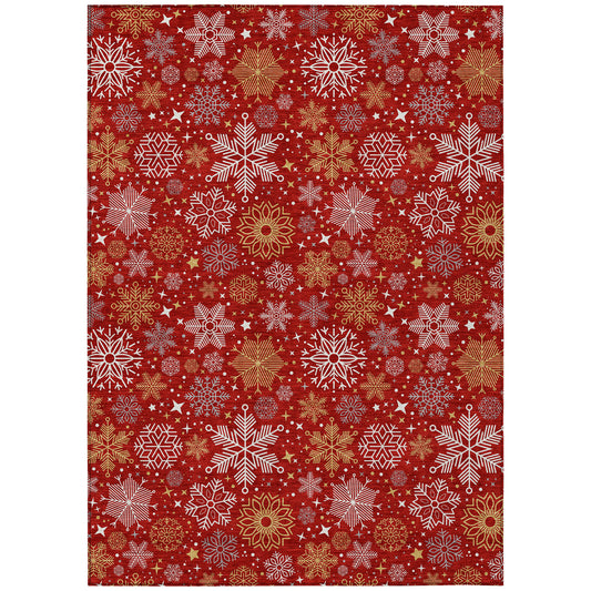 Dalyn Rugs Wonderland  Red  Holiday