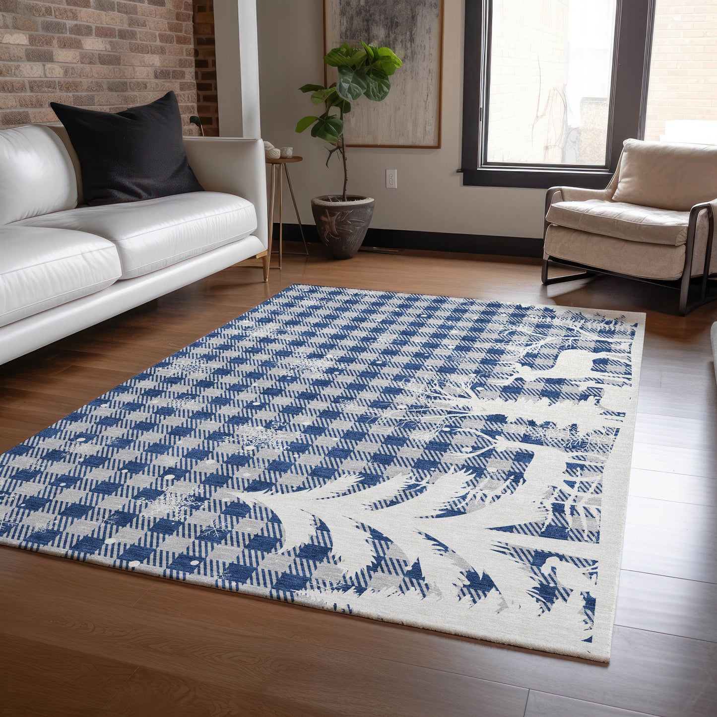 Dalyn Rugs Wonderland  Blue  Holiday
