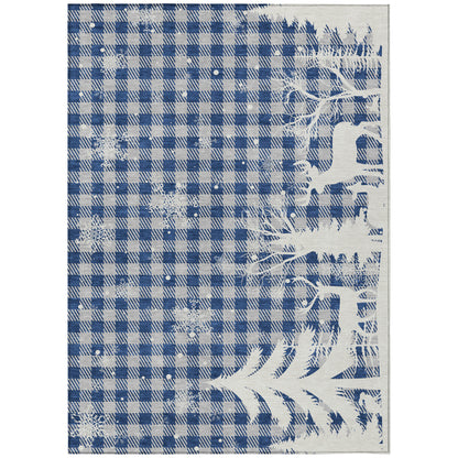 Dalyn Rugs Wonderland  Blue  Holiday