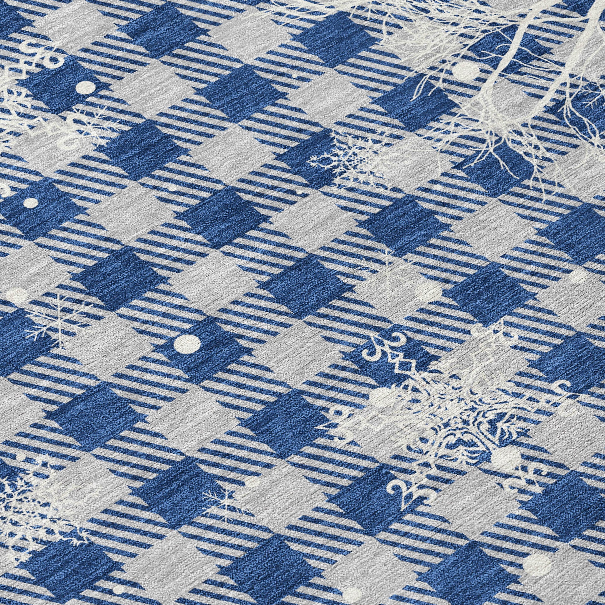 Dalyn Rugs Wonderland  Blue  Holiday