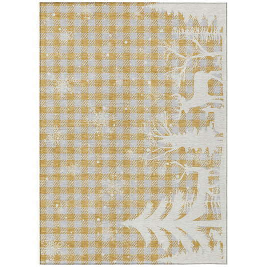 Dalyn Rugs Wonderland  Gold  Holiday
