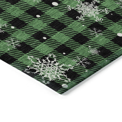 Dalyn Rugs Wonderland  Green  Holiday