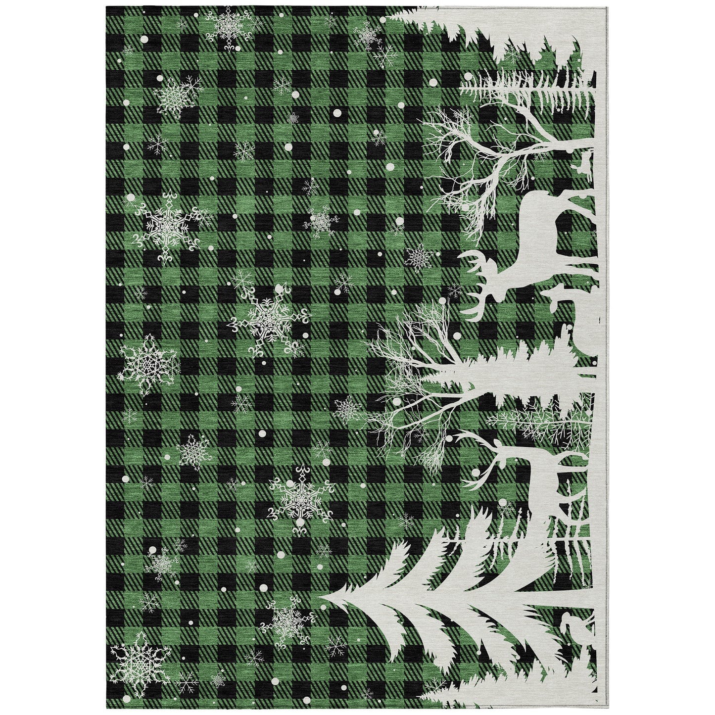Dalyn Rugs Wonderland  Green  Holiday