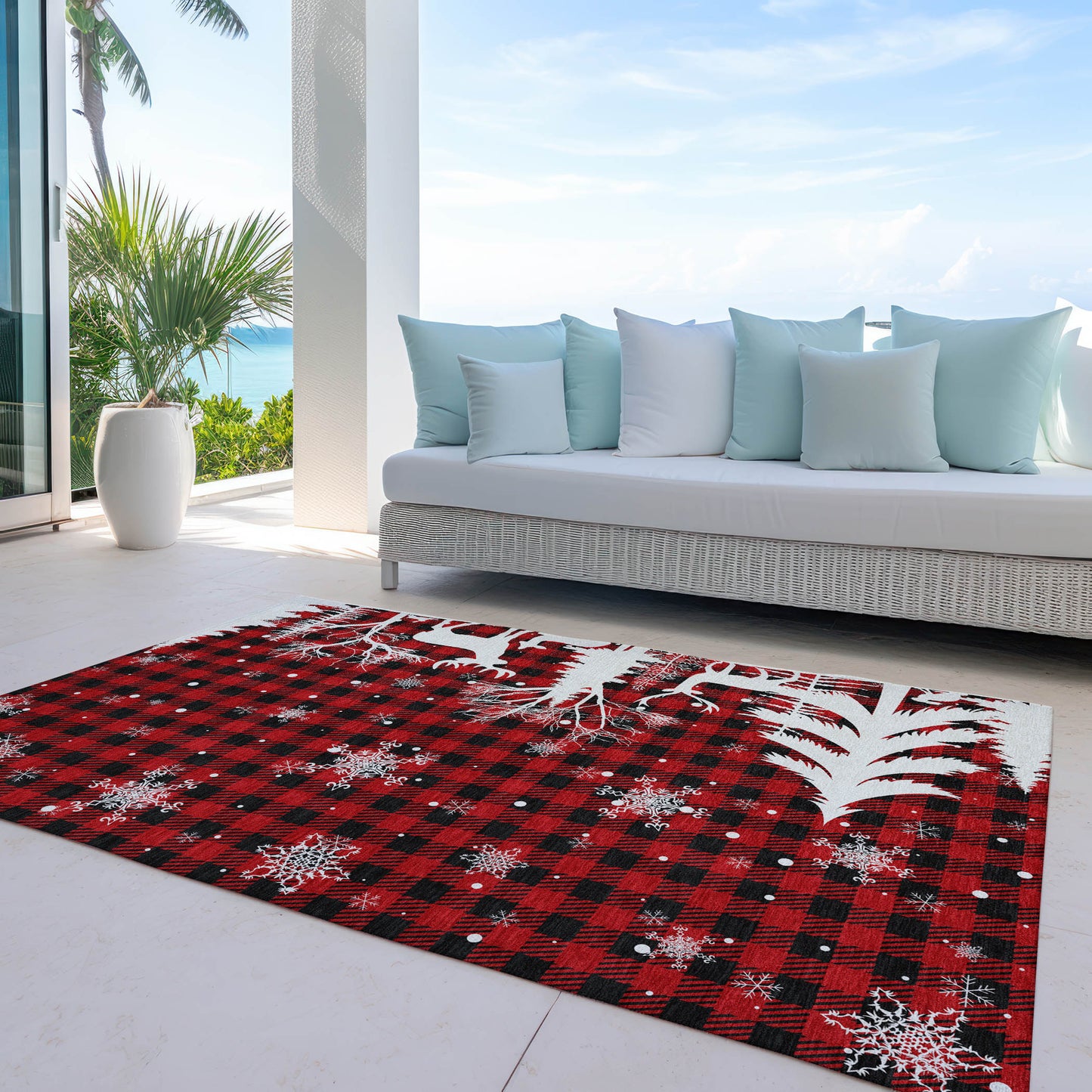 Dalyn Rugs Wonderland  Red  Holiday