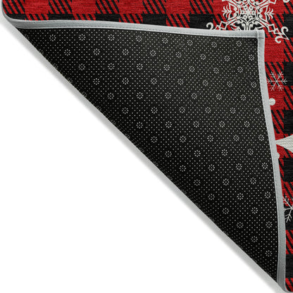 Dalyn Rugs Wonderland  Red  Holiday