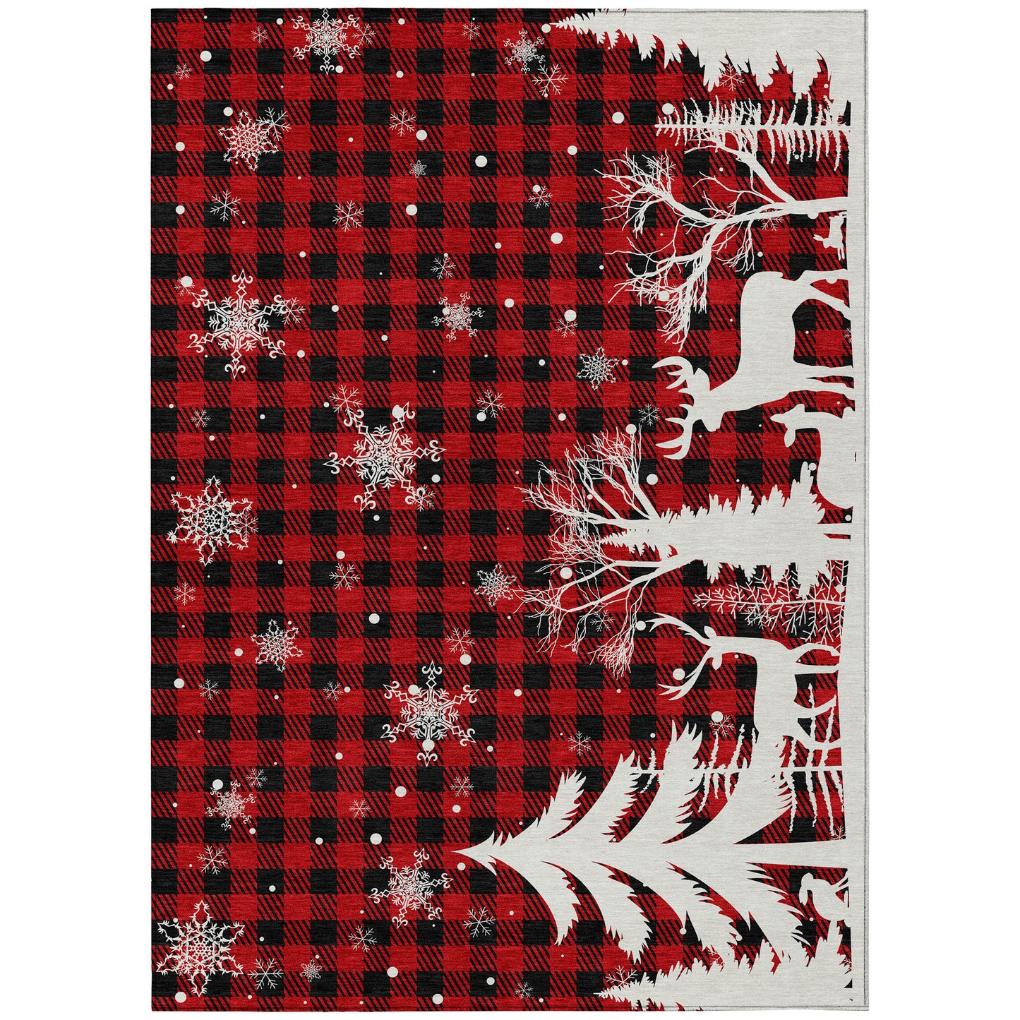 Dalyn Rugs Wonderland  Red  Holiday