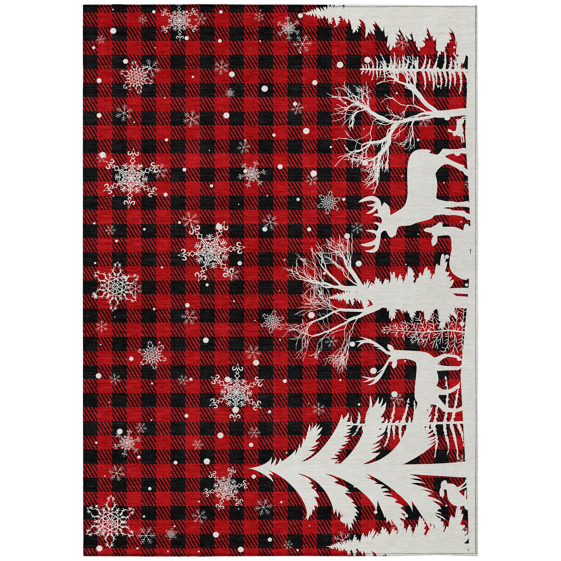 Dalyn Rugs Wonderland  Red  Holiday