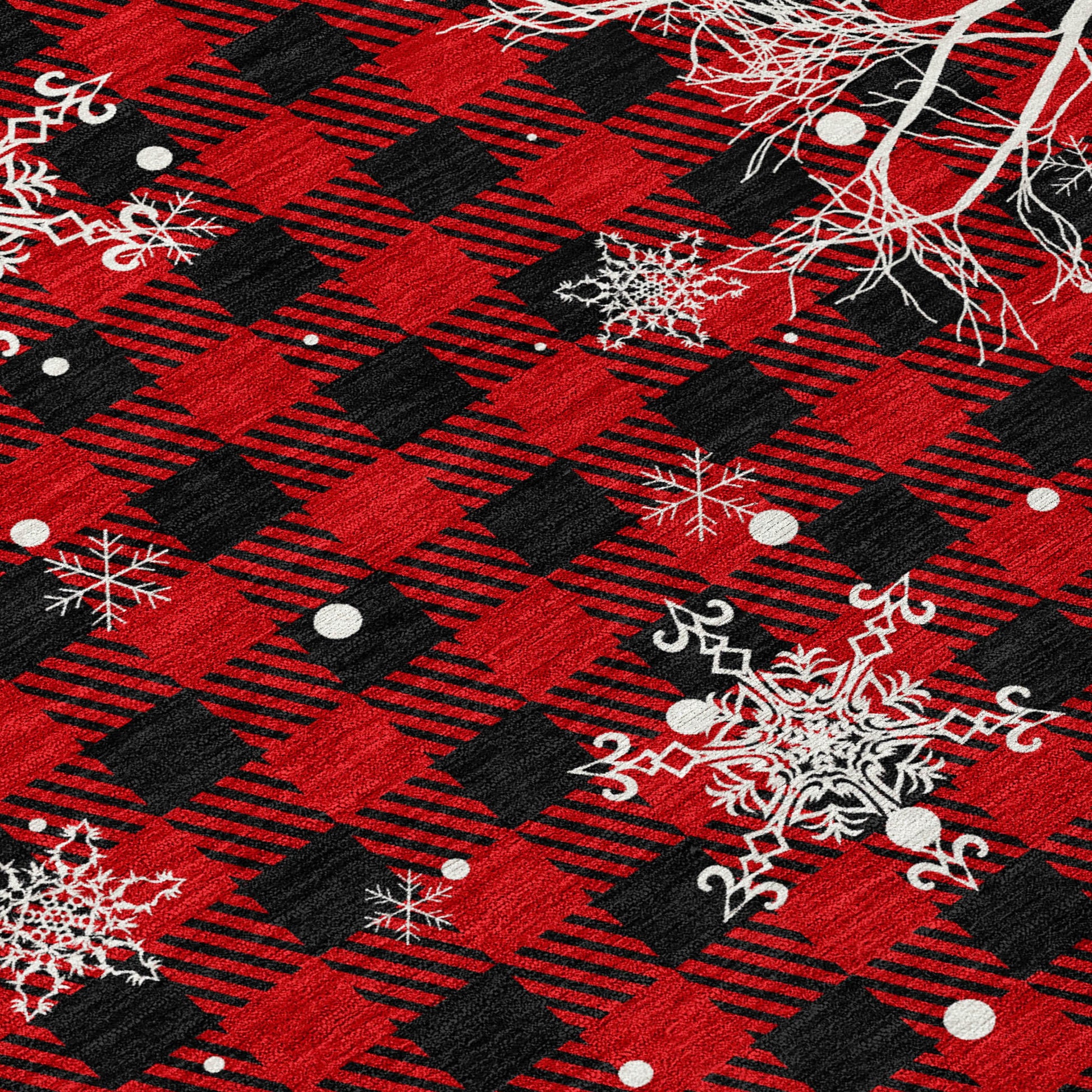 Dalyn Rugs Wonderland  Red  Holiday