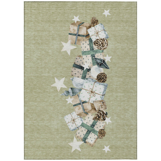 Dalyn Rugs Wonderland  Aloe  Holiday