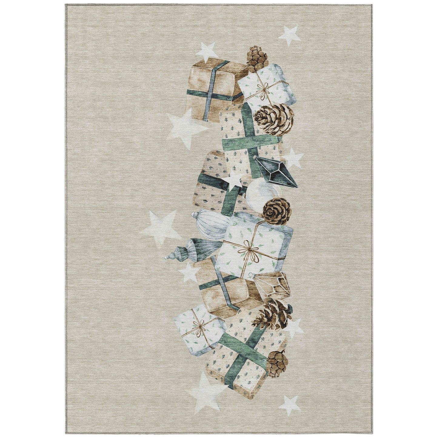 Dalyn Rugs Wonderland  Beige  Holiday