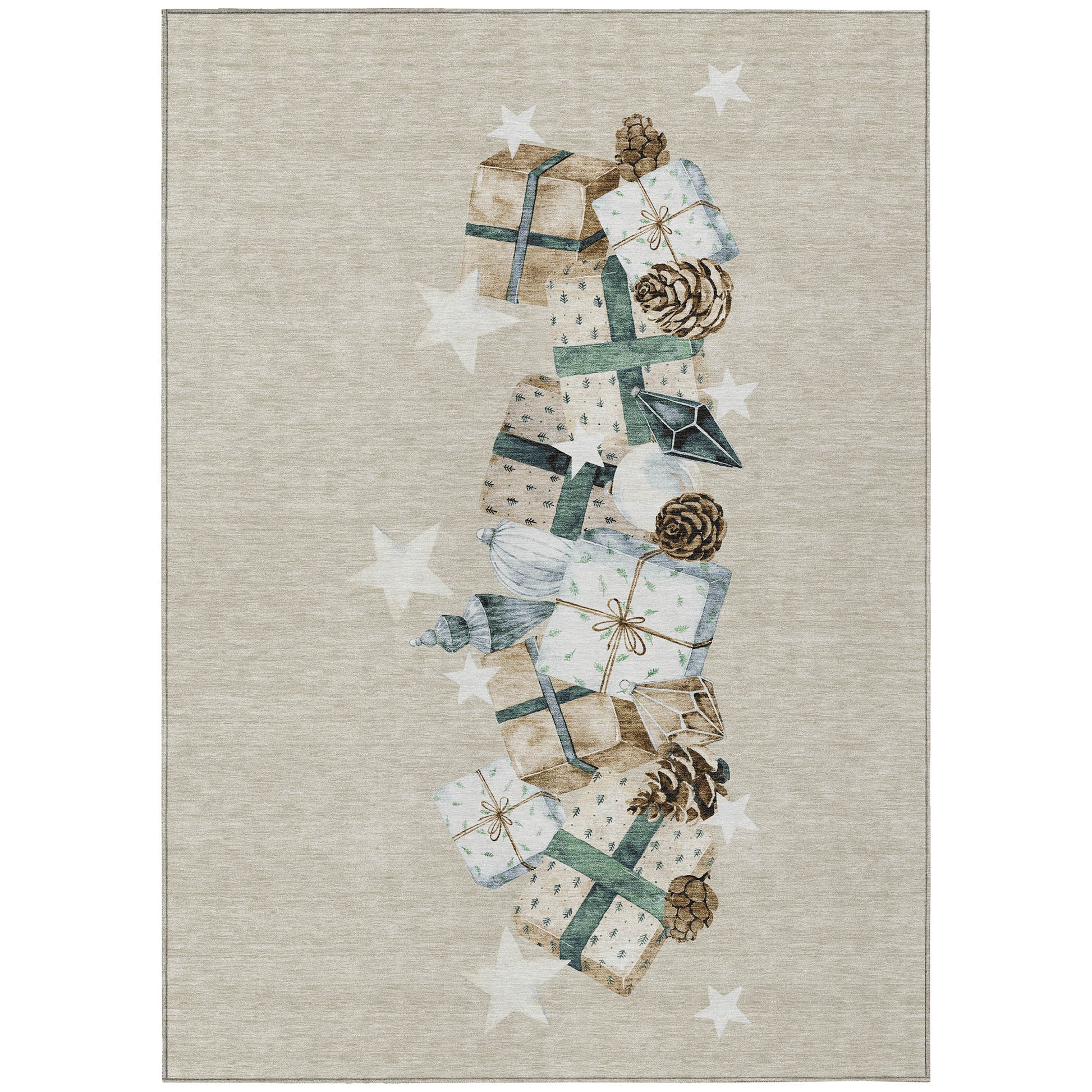 Dalyn Rugs Wonderland  Beige  Holiday