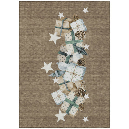 Dalyn Rugs Wonderland  Brown  Holiday