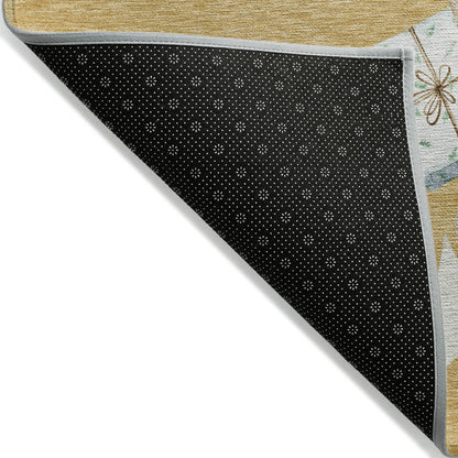 Dalyn Rugs Wonderland  Gold  Holiday
