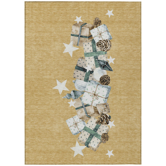 Dalyn Rugs Wonderland  Gold  Holiday