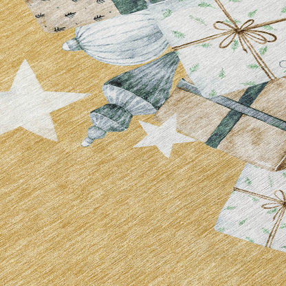 Dalyn Rugs Wonderland  Gold  Holiday