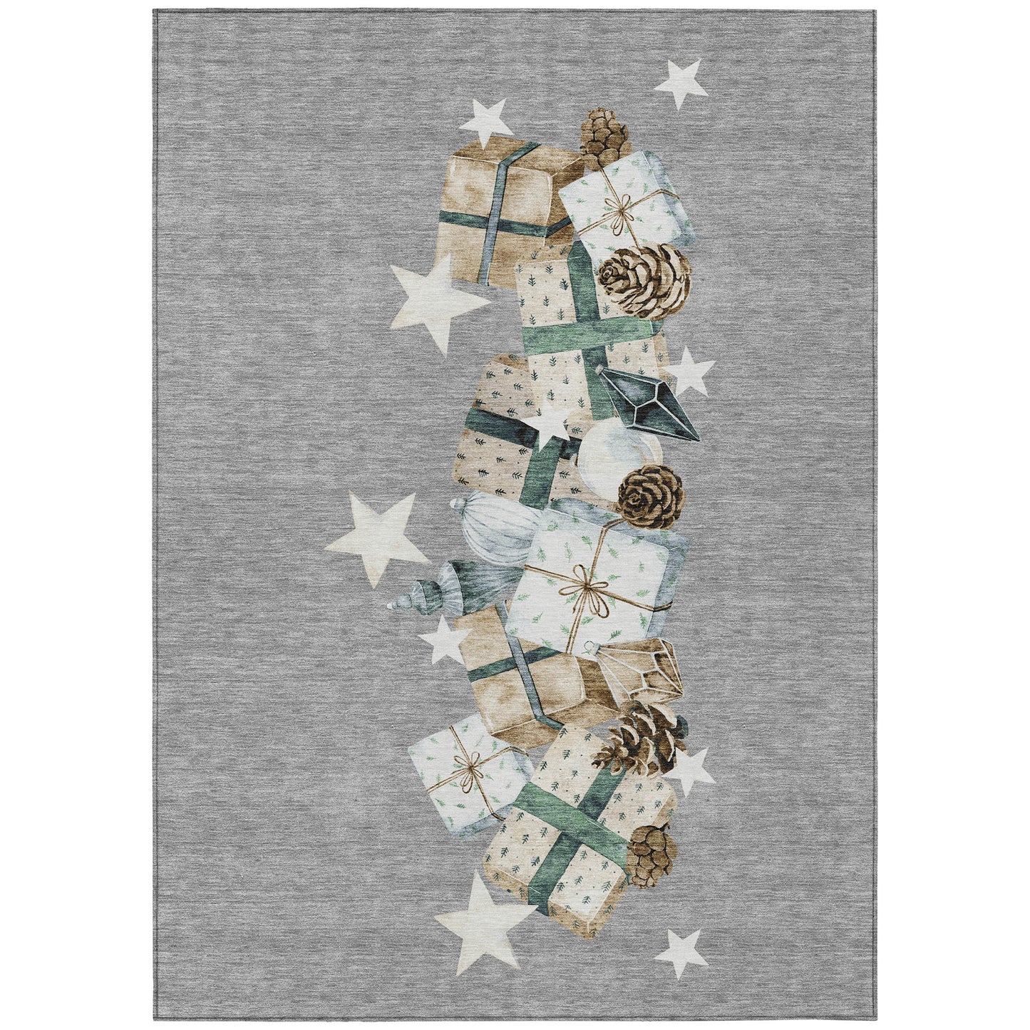 Dalyn Rugs Wonderland  Gray  Holiday