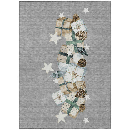 Dalyn Rugs Wonderland  Gray  Holiday