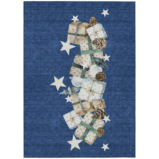 Dalyn Rugs Wonderland  Navy  Holiday