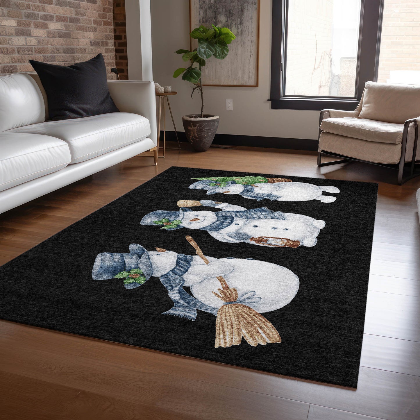 Dalyn Rugs Wonderland  Black  Holiday