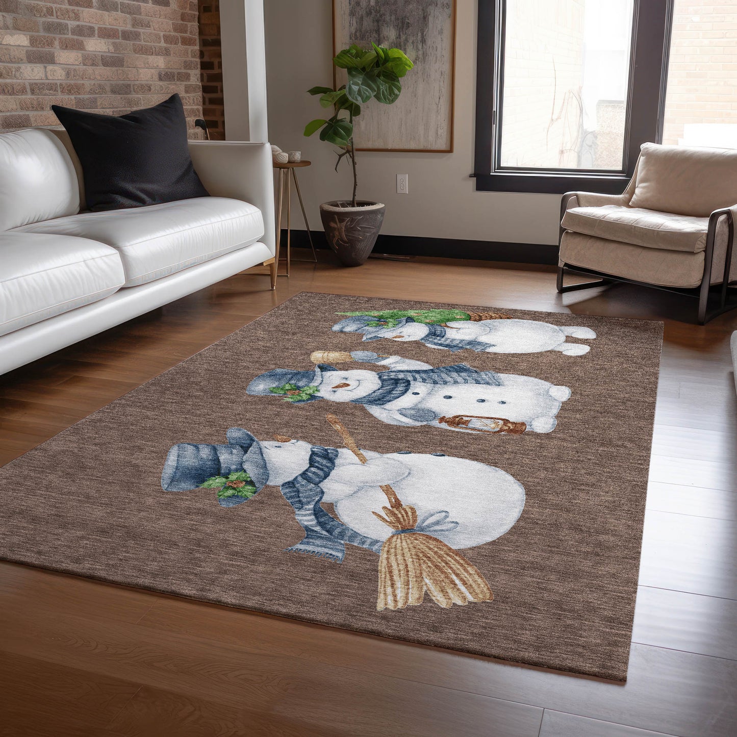 Dalyn Rugs Wonderland  Brown  Holiday