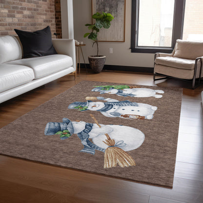 Dalyn Rugs Wonderland  Brown  Holiday