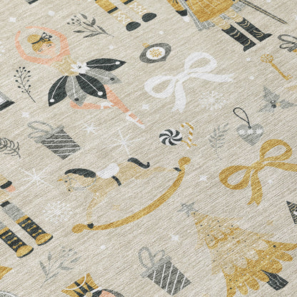 Dalyn Rugs Wonderland  Beige  Holiday