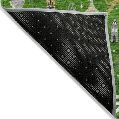 Dalyn Rugs Wonderland  Green  Holiday