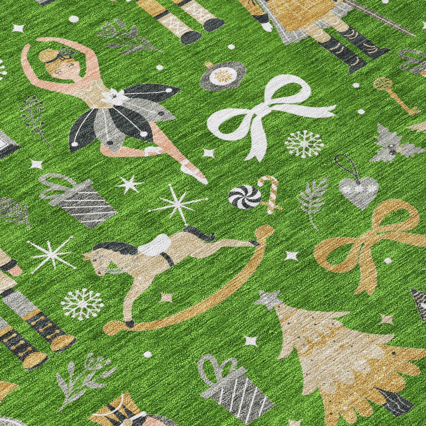 Dalyn Rugs Wonderland  Green  Holiday