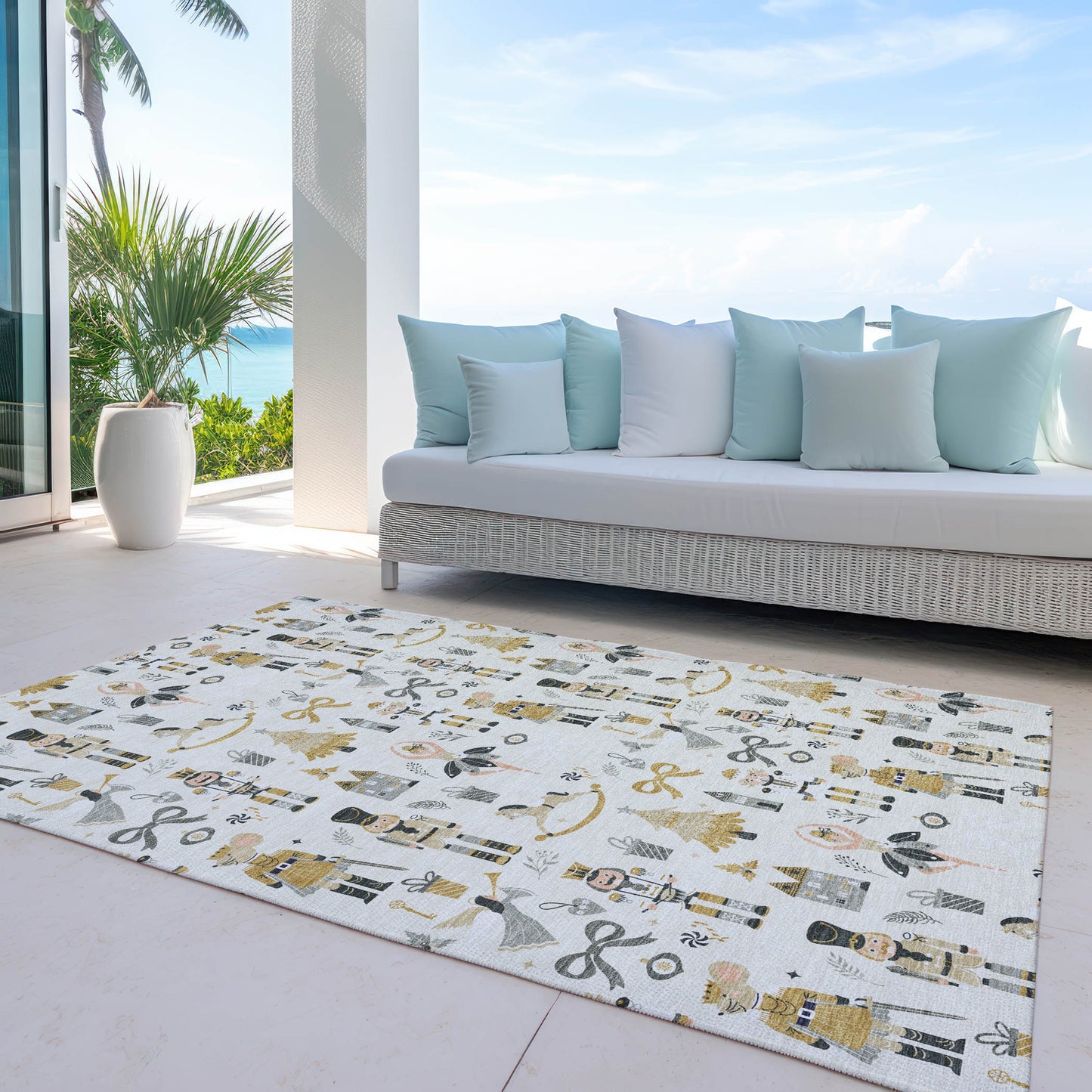 Dalyn Rugs Wonderland  Ivory  Holiday