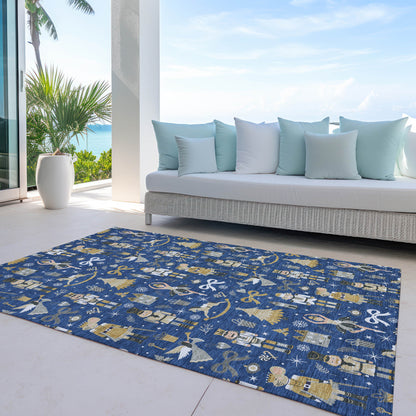 Dalyn Rugs Wonderland  Navy  Holiday