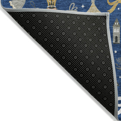 Dalyn Rugs Wonderland  Navy  Holiday