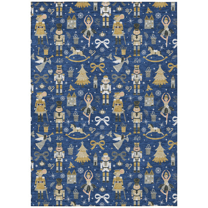 Dalyn Rugs Wonderland  Navy  Holiday