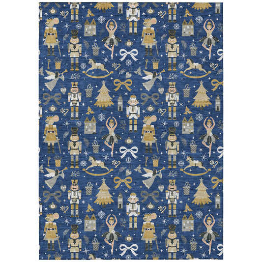 Dalyn Rugs Wonderland  Navy  Holiday