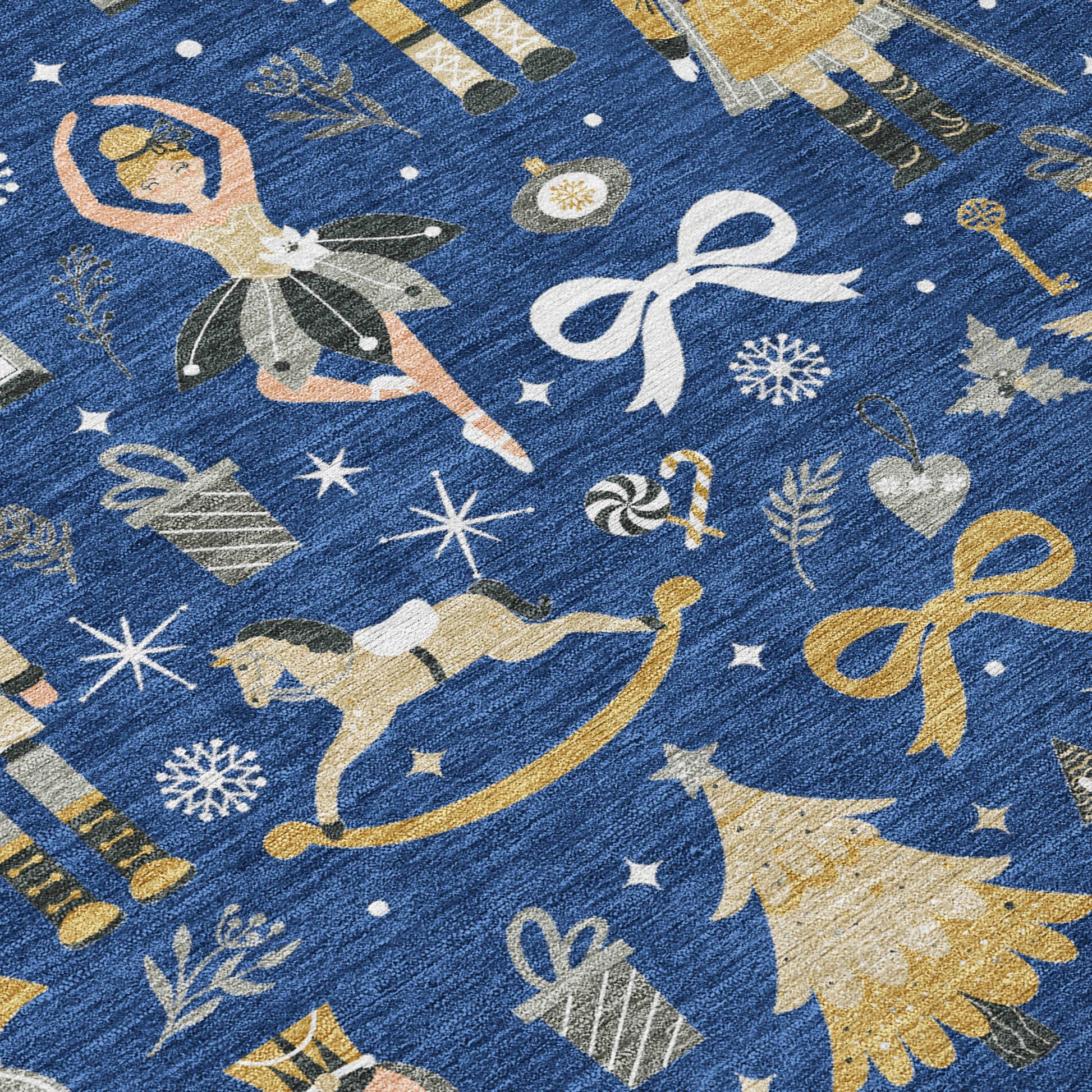 Dalyn Rugs Wonderland  Navy  Holiday