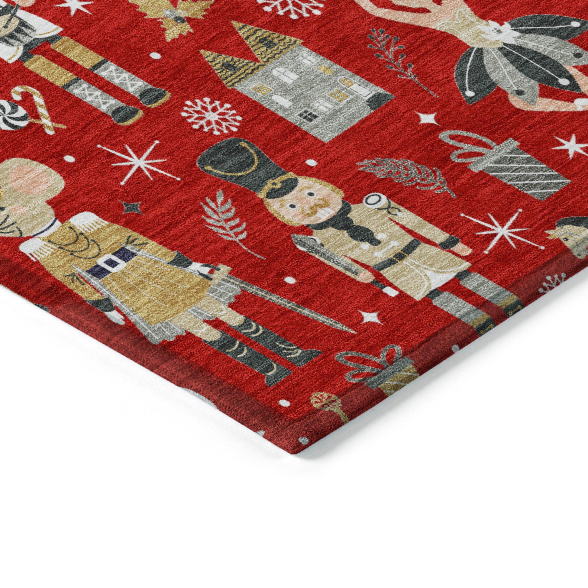 Dalyn Rugs Wonderland  Red  Holiday