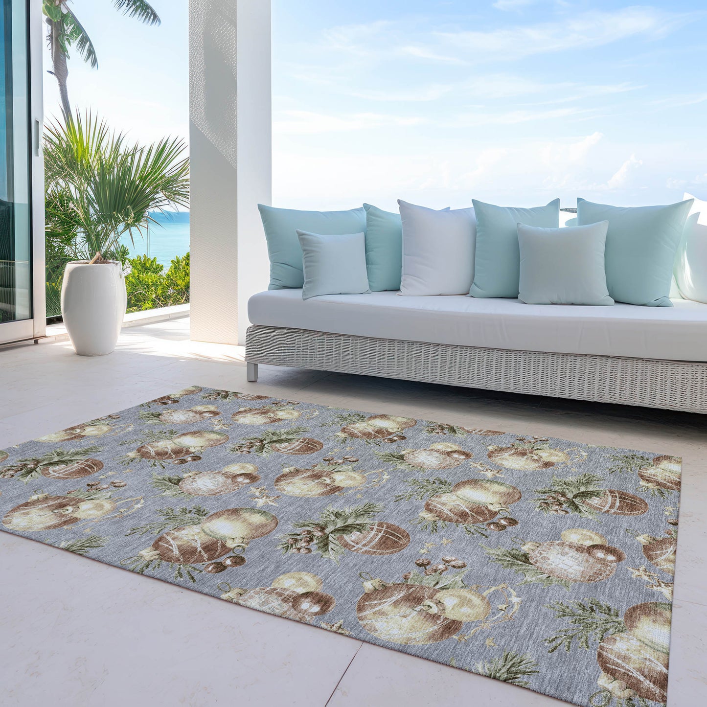 Dalyn Rugs Wonderland  Gray  Holiday