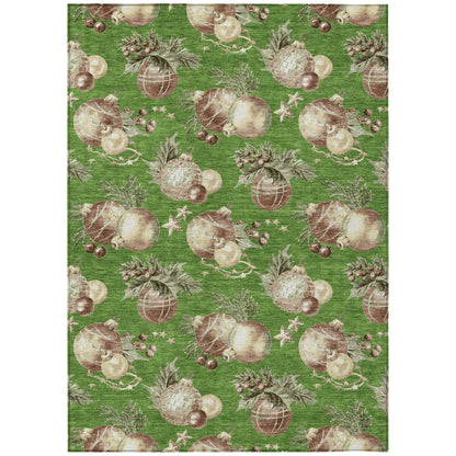 Dalyn Rugs Wonderland  Green  Holiday