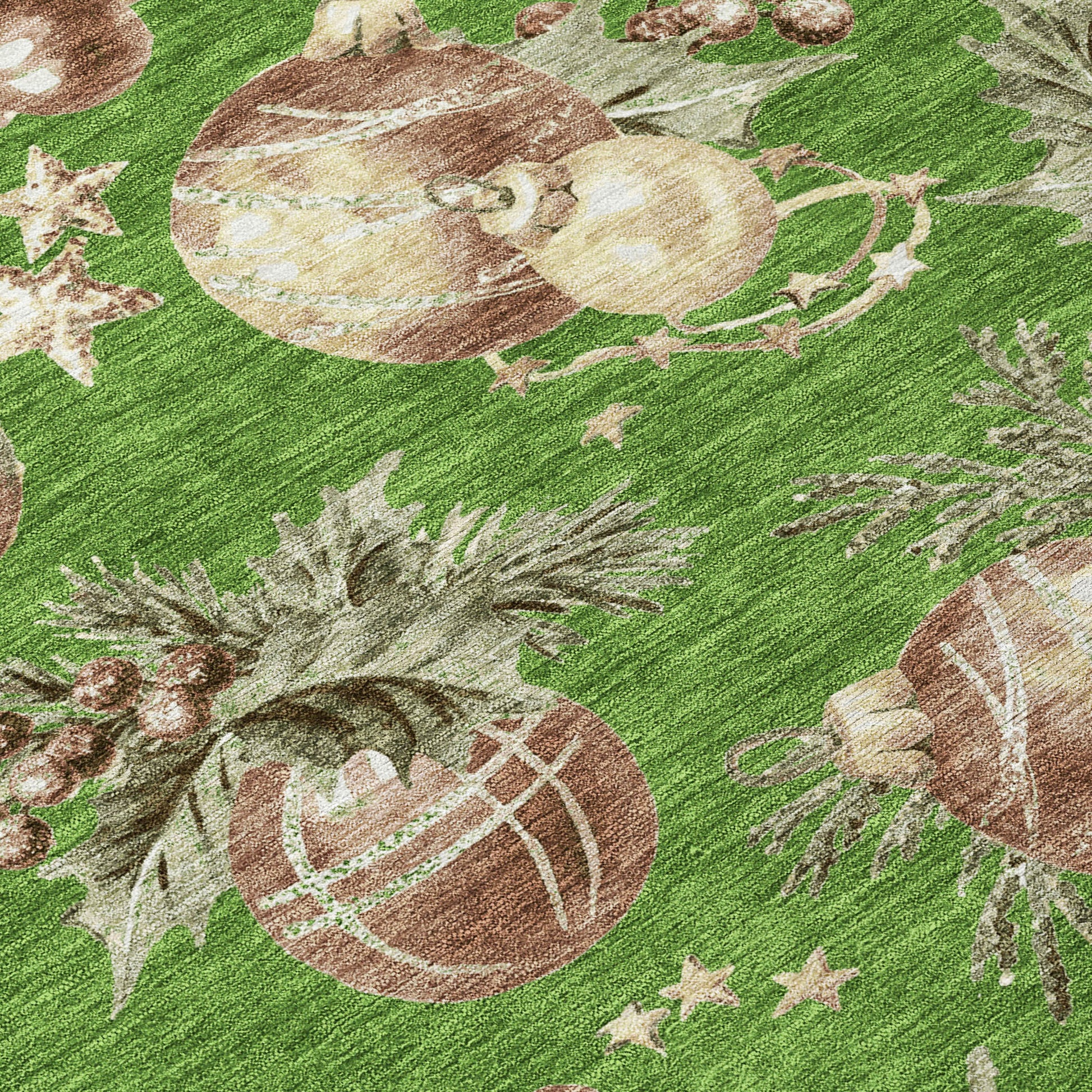 Dalyn Rugs Wonderland  Green  Holiday