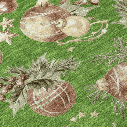 Dalyn Rugs Wonderland  Green  Holiday